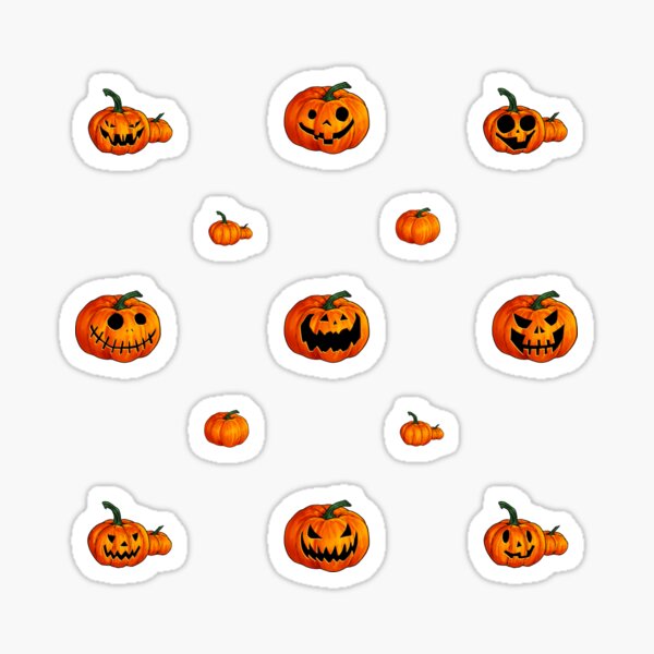 Jack O Lanterns Galore! Sticker