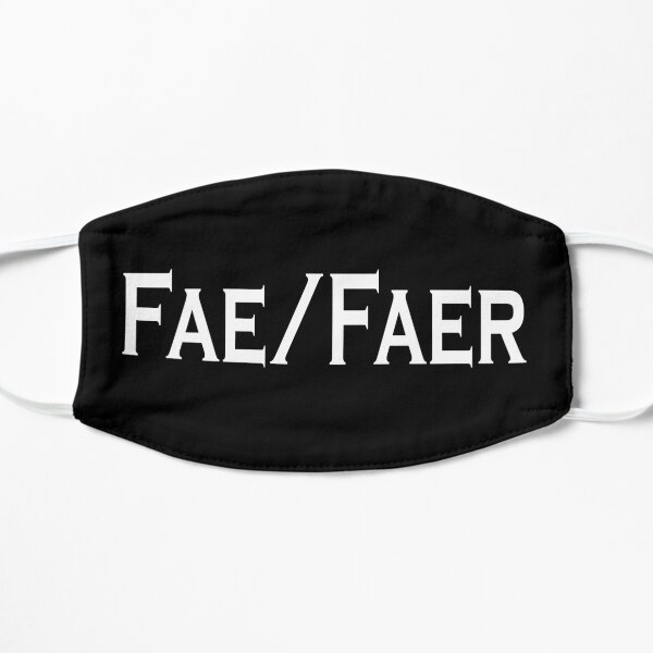 Fae/Faer Pronouns Flat Mask