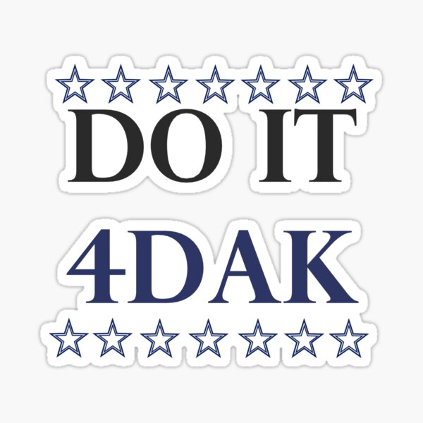 Do it 4DAK Sticker for Sale by cwileyyy