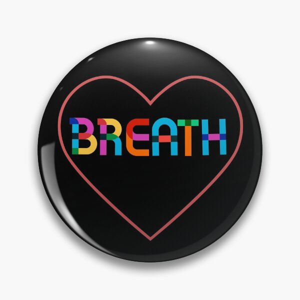 Artikelvorschau, Trippy Atem in mehrfarbiger Regenbogenfarbe mit einem roten Herzentwurf für Yoga-Fitness-Meditations-Gesundheitsbegeisterte entworfen und verkauft von AuroCreatives.