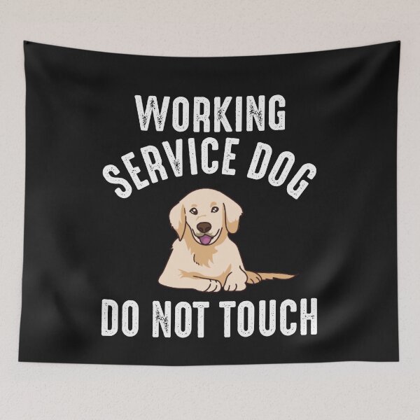 Item preview, WORKING SERVICE DOG DO NOT TOUCH T-Shirt designed and sold by bigerdan.