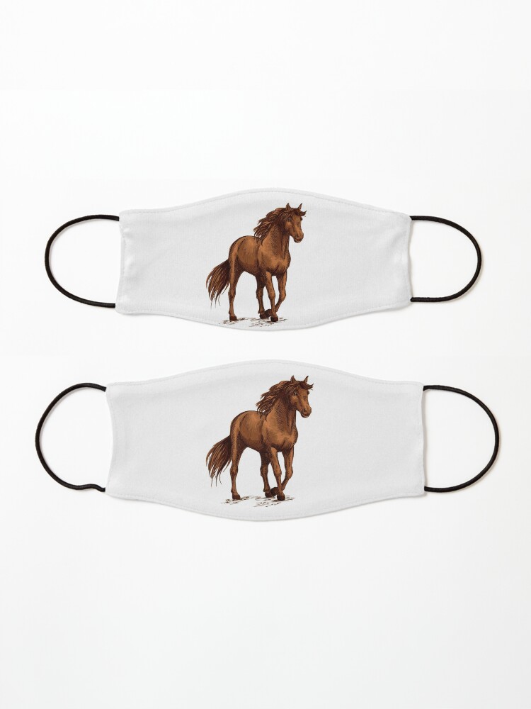 Alternate view of Luxurious horses Mask