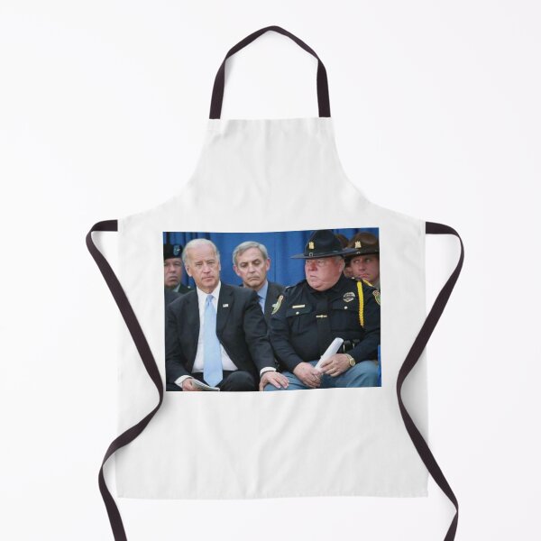 Item preview, Funny and creepy Joe Biden resting hand on chubby officer lap designed and sold by MindChirp.