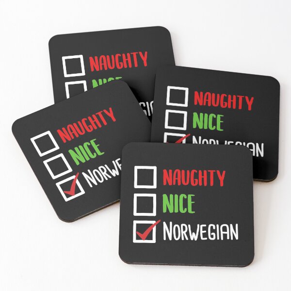 Item preview, Naughty Nice Norwegian designed and sold by RainbowPandas.