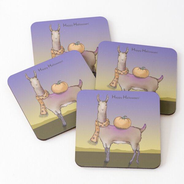 Item preview, Happy Llamaween! designed and sold by Theresa  Pisani.