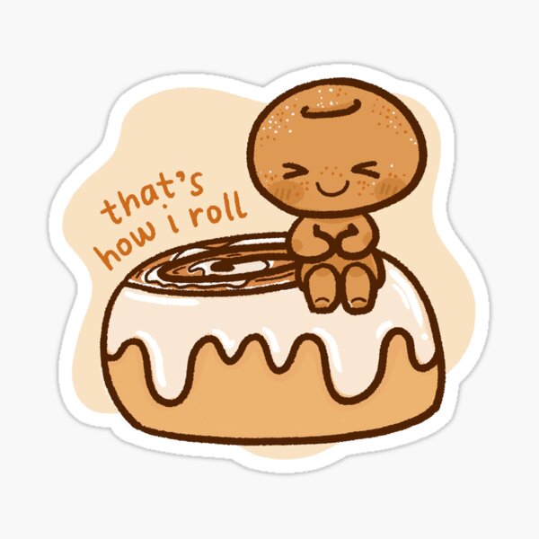 Cinnamon Roll Sticker