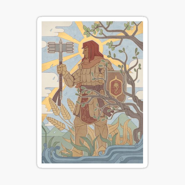 A protector of all that lives Sticker