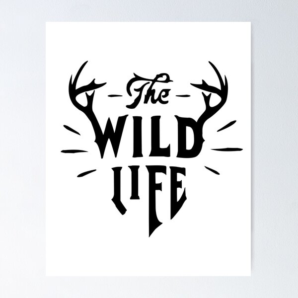 Item preview, The Wild Life - version 2 - Black designed and sold by Supreto.