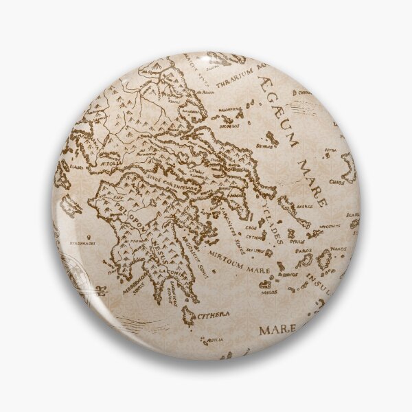 Item preview, Hand Drawn Greek Map designed and sold by roguecrusade.