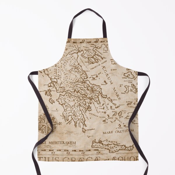 Item preview, Hand Drawn Greek Map designed and sold by roguecrusade.