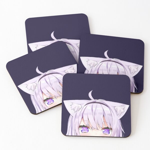 Item preview, Nekomata Okayu peeker - Hololive designed and sold by OshiOki.