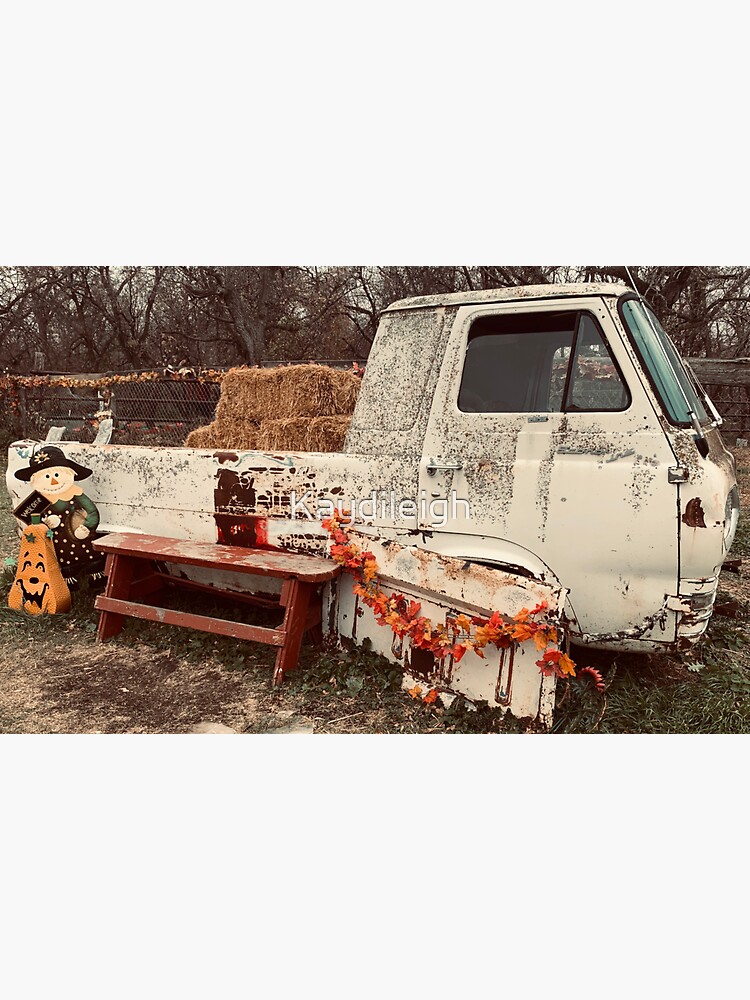 "Old Flat Bed Truck" Sticker for Sale by Kaydileigh Redbubble