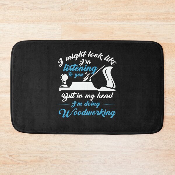 Item preview, In My Head Im Doing Woodworking designed and sold by GeniusDesignArt.