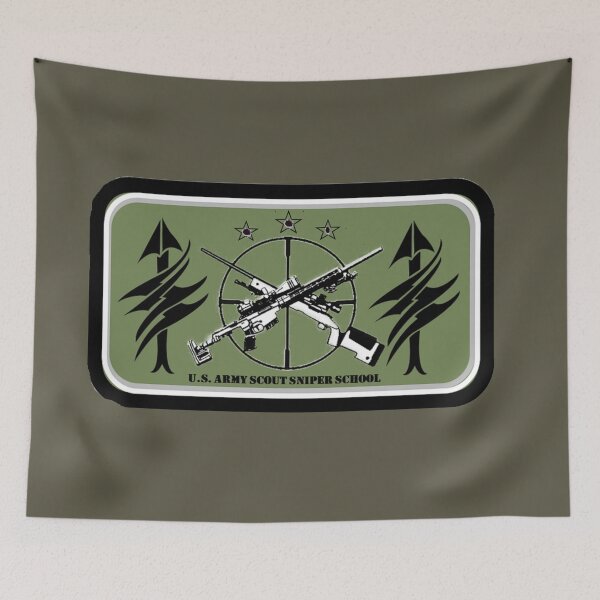 Item preview, SCOUT SNIPER SCHOOL EMBLEM designed and sold by THE AMERICAN TEEVANGELIST.