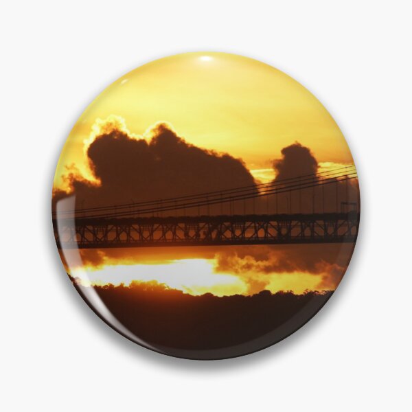 Item preview, Dramatic sunset with clouds and bridge designed and sold by Anna Lemos.