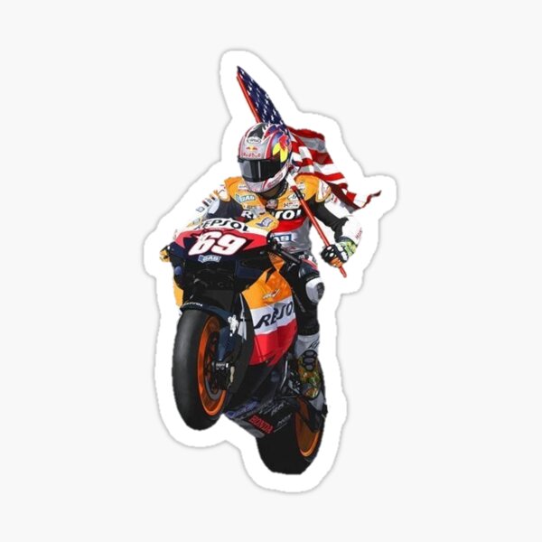 Sticker Decal Sticker Nicky Hayden 69 Kentucky Kid MotoGP Racing 100mm 4" 