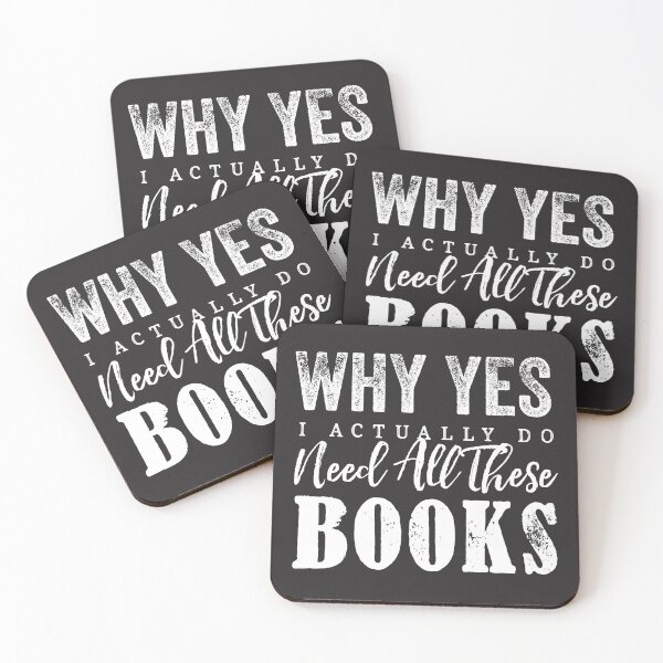 Item preview, Why Yes, I Actually Do Need All These Books designed and sold by roguecrusade.
