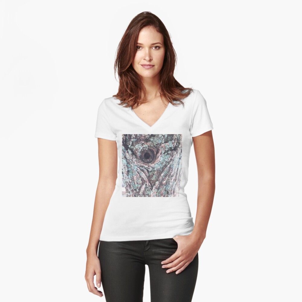 Item preview, Fitted V-Neck T-Shirt designed and sold by DAVIDLIBERTY.