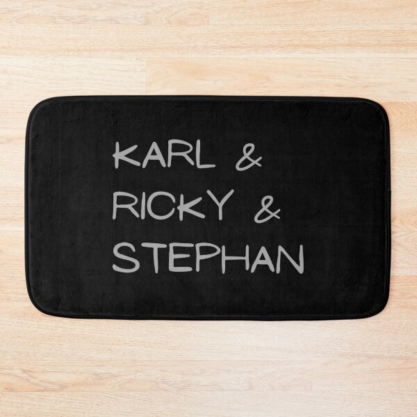 Item preview, Karl And Ricky And Stephen The Ricky Gervais Show Fan Grey Text Design  designed and sold by Gramsta.