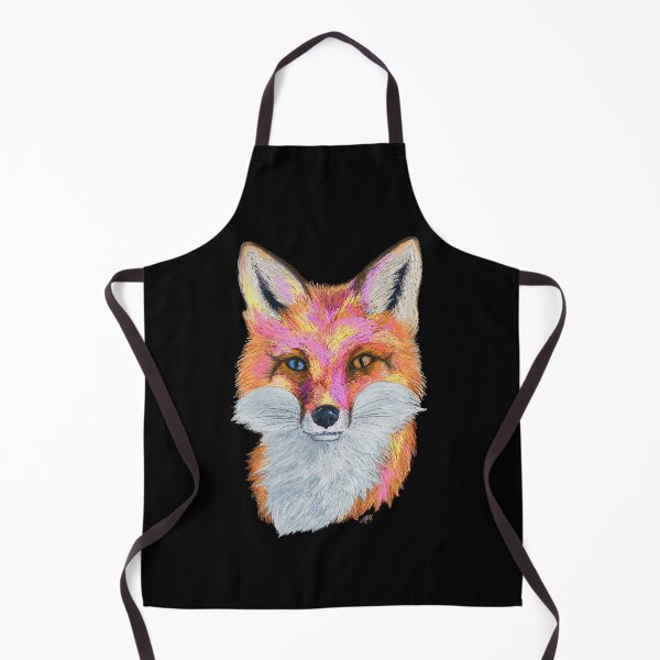 Item preview, Red Fox - Wise Fox - Blue eyes - Yellow Eyes - Heterochromia - Vibrant Colors Fall designed and sold by samaycolours.