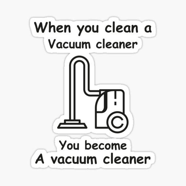 "Cleaning Funny Cleaner housekeeping Housewife Joke" Sticker by