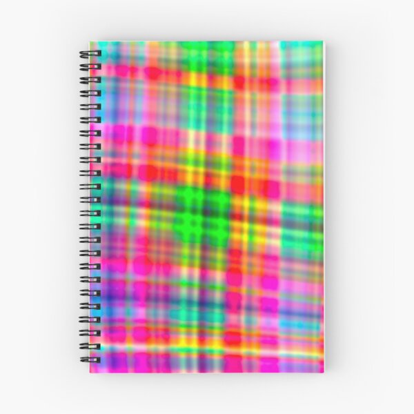 Item preview, Modern Bright Rainbow Tartan Plaid designed and sold by marykuvic-art.