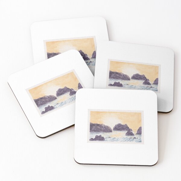 Item preview, Golden rocky sunset designed and sold by Sershni.