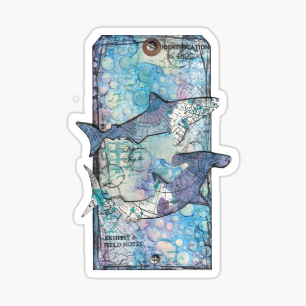 Shark Tag Sticker