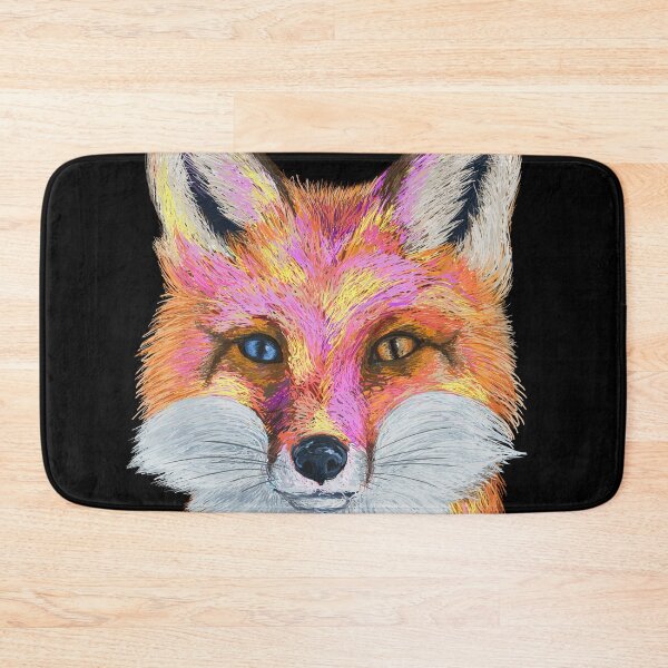 Item preview, Red Fox - Wise Fox - Blue eyes - Yellow Eyes - Heterochromia - Vibrant Colors Fall designed and sold by samaycolours.