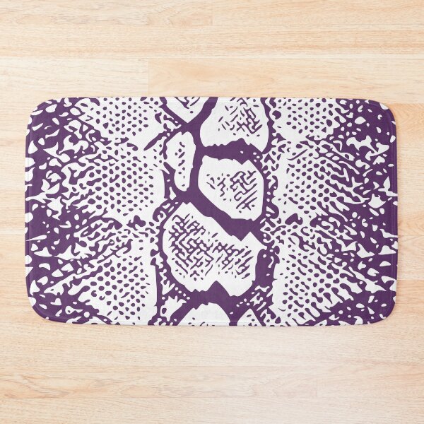 Item preview, White and Plum Python Skin Design designed and sold by DesignFantazia.