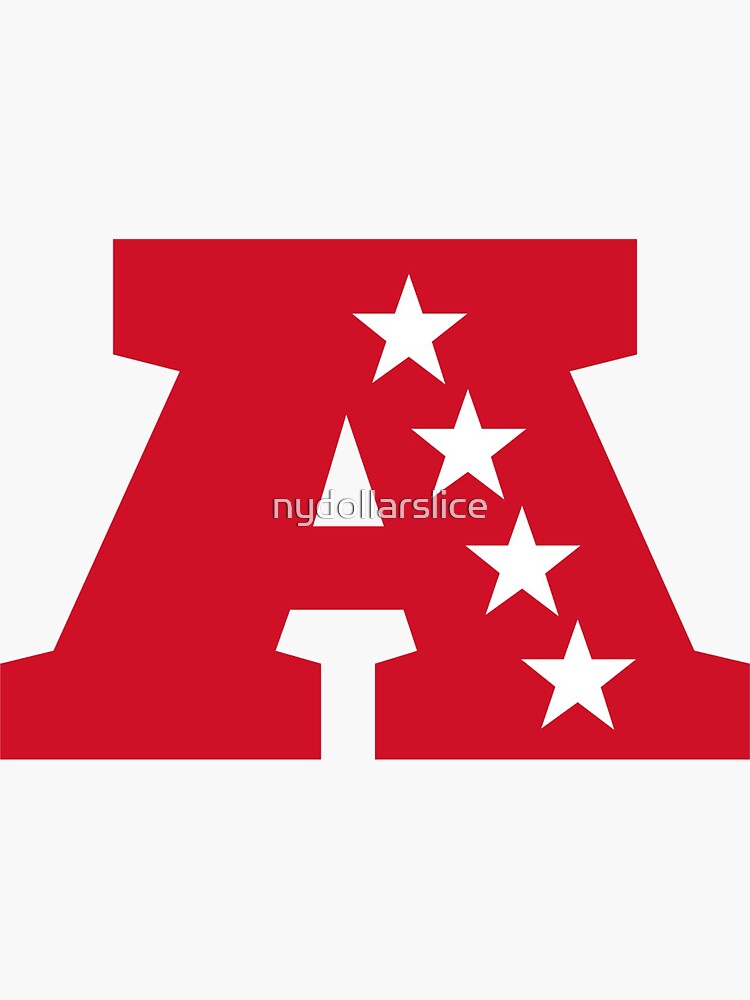 AFC football conference ' Sticker for Sale by nydollarslice