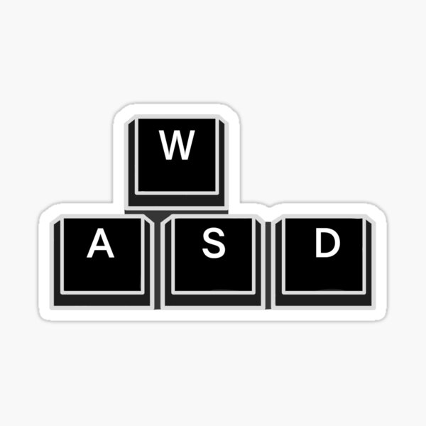 Item preview, Keyboard Keycaps: Gaming WASD (Black) designed and sold by gabbyr9102.