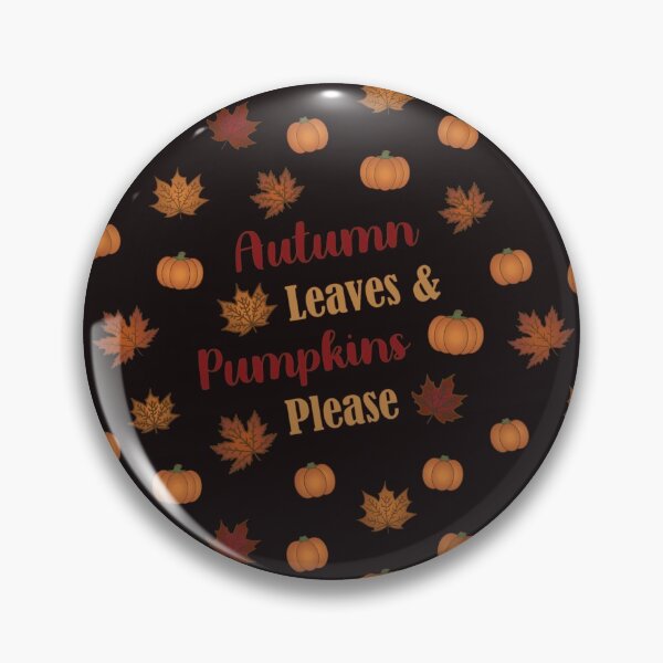 Item preview, Autumn Leaves and Pumpkins Please Pattern designed and sold by K8sDesigns.