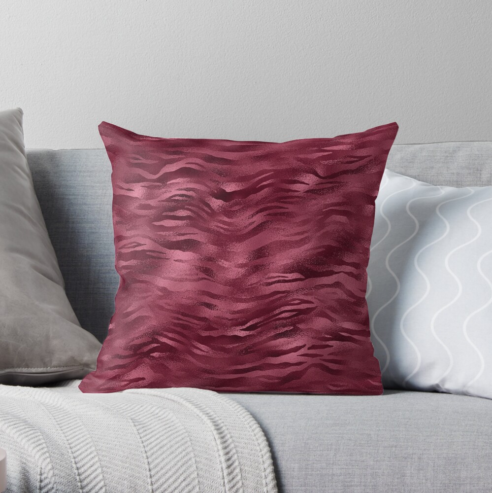 Good Sale Burgandy Throw Pillow by Color Me F*@k!ng Happy TP-FYZMNJLI