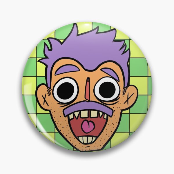 Item preview, Stache Face (Lemon/Lime) designed and sold by Coli-Kiss.
