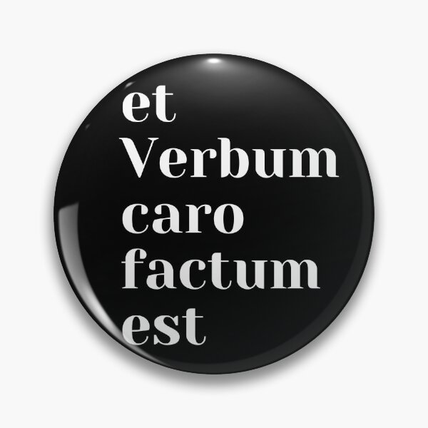 Item preview, et verbum caro factum est  bible john chapter 1 latin designed and sold by natalisdesign.