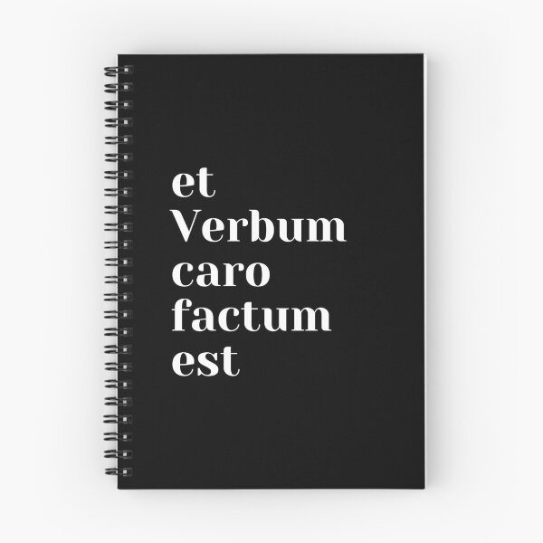 Item preview, et verbum caro factum est  bible john chapter 1 latin designed and sold by natalisdesign.