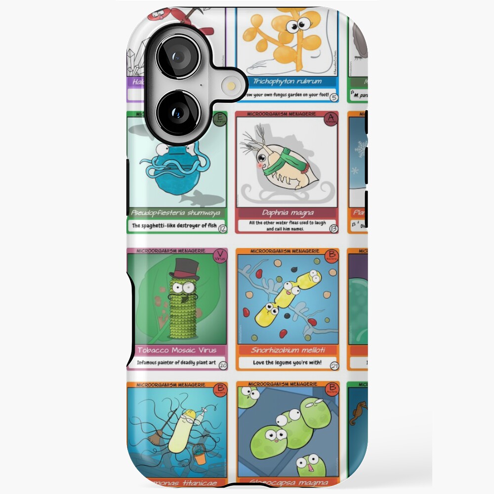 Microbe Menagerie Trading Cards Poster