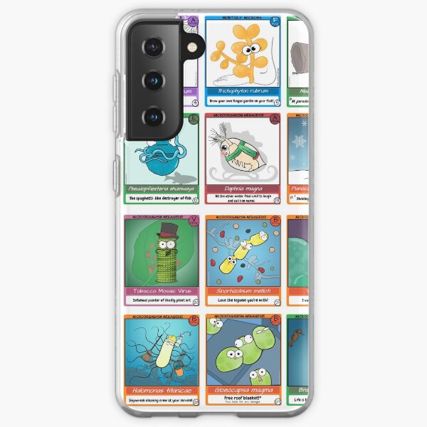 Microbe Menagerie Trading Cards Samsung Galaxy Soft Case