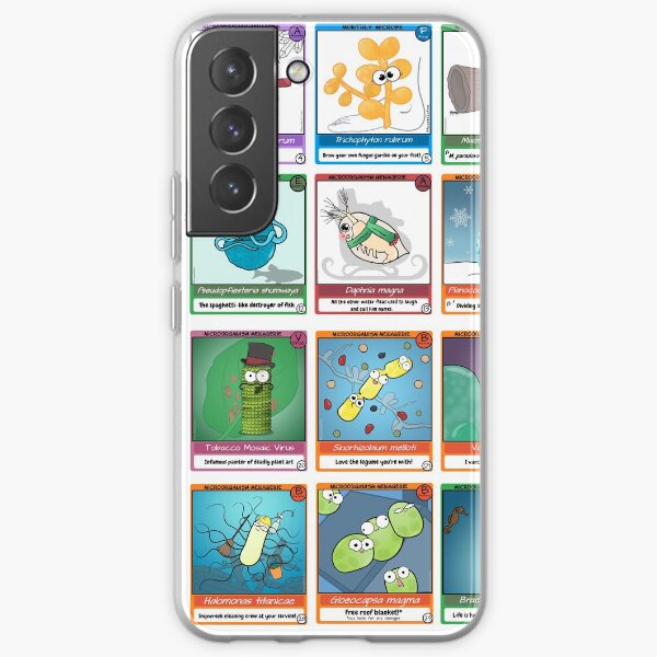 Microbe Menagerie Trading Cards Samsung Galaxy Soft Case