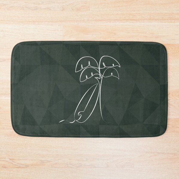 Item preview, Surf and palm trees (dark) designed and sold by frangipaniarts.