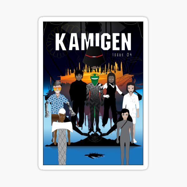 Kamigen Issue 4 Cover Sticker