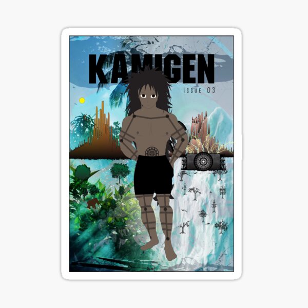 Kamigen Issue 3 Cover Sticker