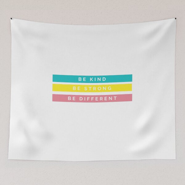 Item preview, Be kind Be strong Be different (white letters) designed and sold by my-wanderlustjo.