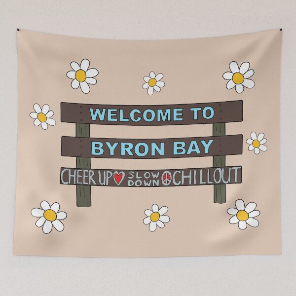 Item preview, Australian Chill Out Byron Bay Sign  designed and sold by Amelia Jacqueline.