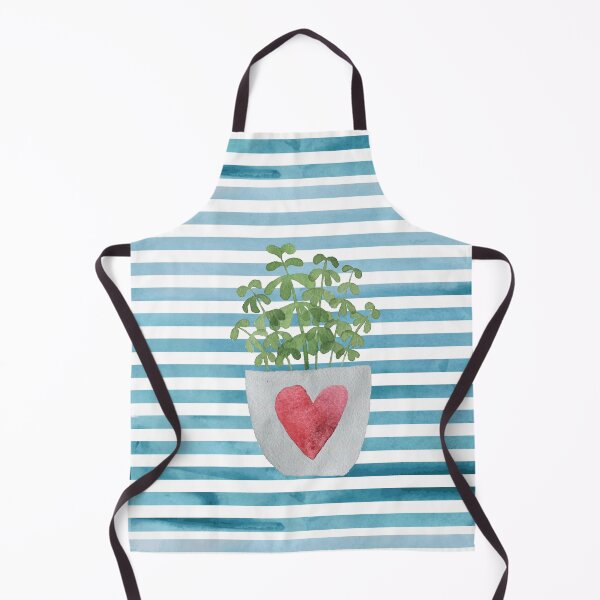 Item preview, Blue Stripes Red Heart designed and sold by Robin Liefeld.