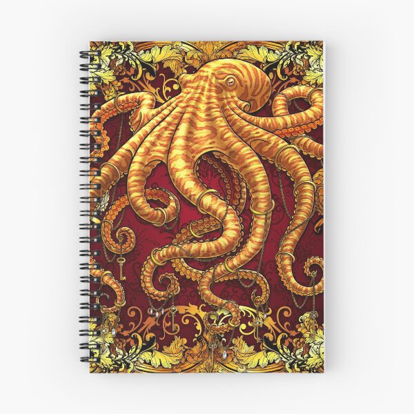 Item preview, Pulpo dorado y rojo designed and sold by Abysm Internal.