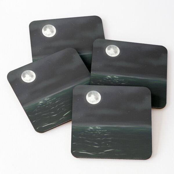 Item preview, A nighttime ocean hiding dark secrets designed and sold by BannyBear.