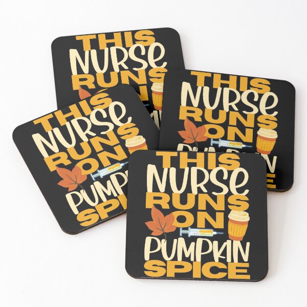 Item preview, This Nurse Runs on Pumpkin Spice designed and sold by WOW TeesAndThings.