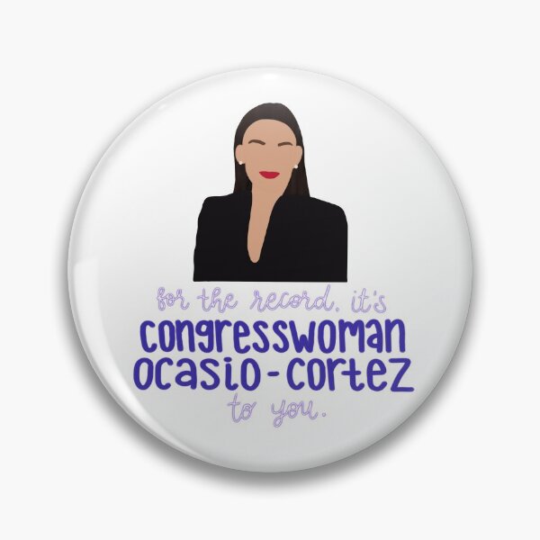 Item preview, AOC Congresswoman Ocasio-Cortez designed and sold by snehajindal-art.